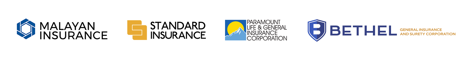 Car Insurance - Malayan Insurance - Standard Insurance - Paramount Life & General Insurance - Bethel General Insurance and Surety